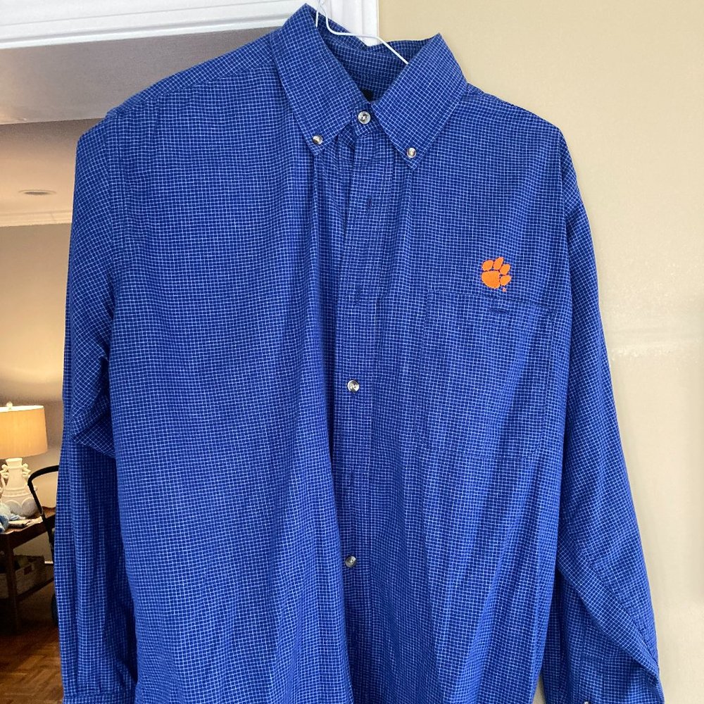 Clemson Button Down Shirt Men's M